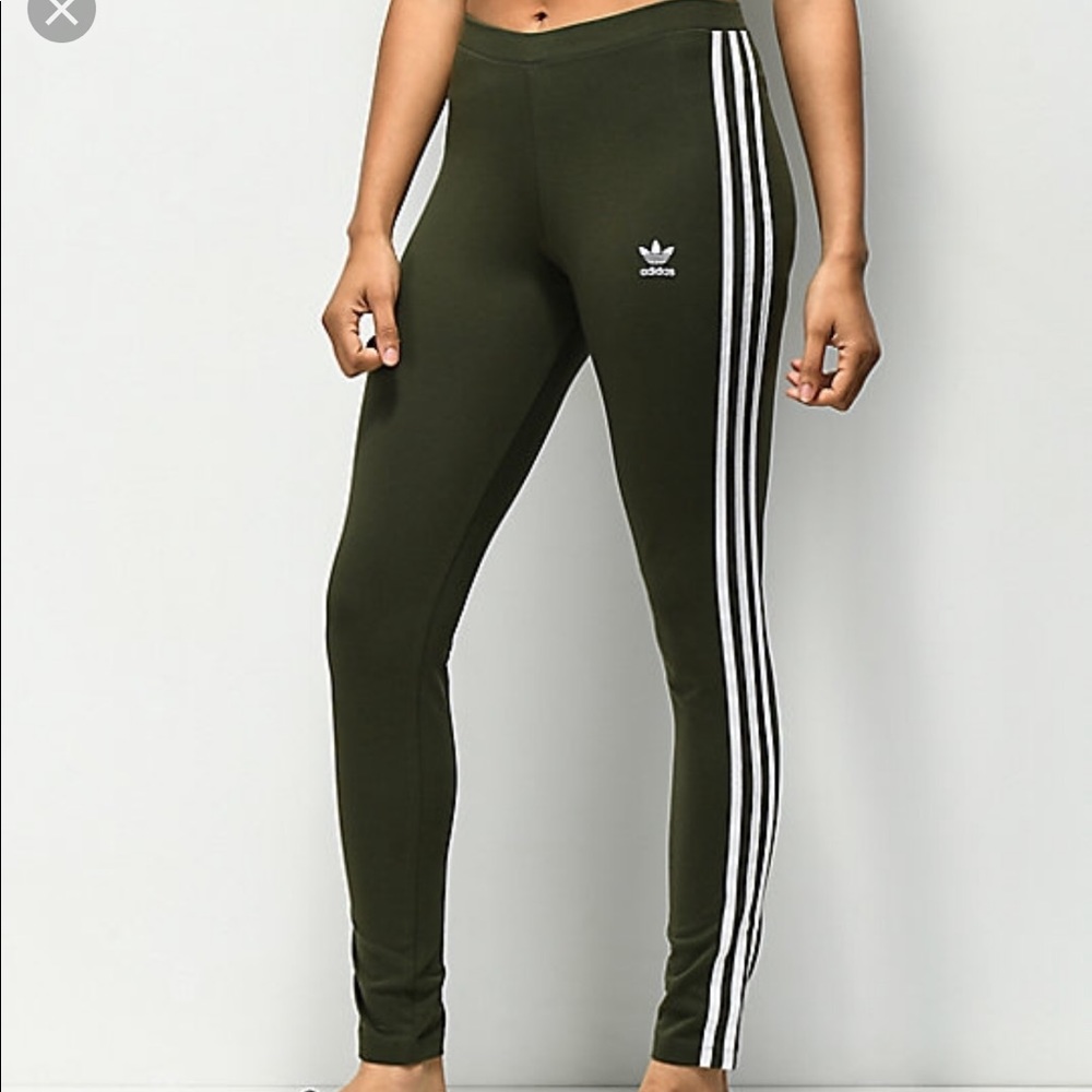 Adidas Olive Green Legging